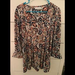 New Directions Paisley Blouse - Size Large